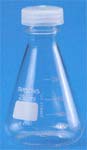 Autoclavable Polycarbonate PC Conical Flasks with Screw Caps