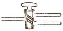 S53 Stopcoks High Vacuum Double Oblique Bore