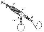 Diagonal Glass Set Rotary Vacuum Evaprators